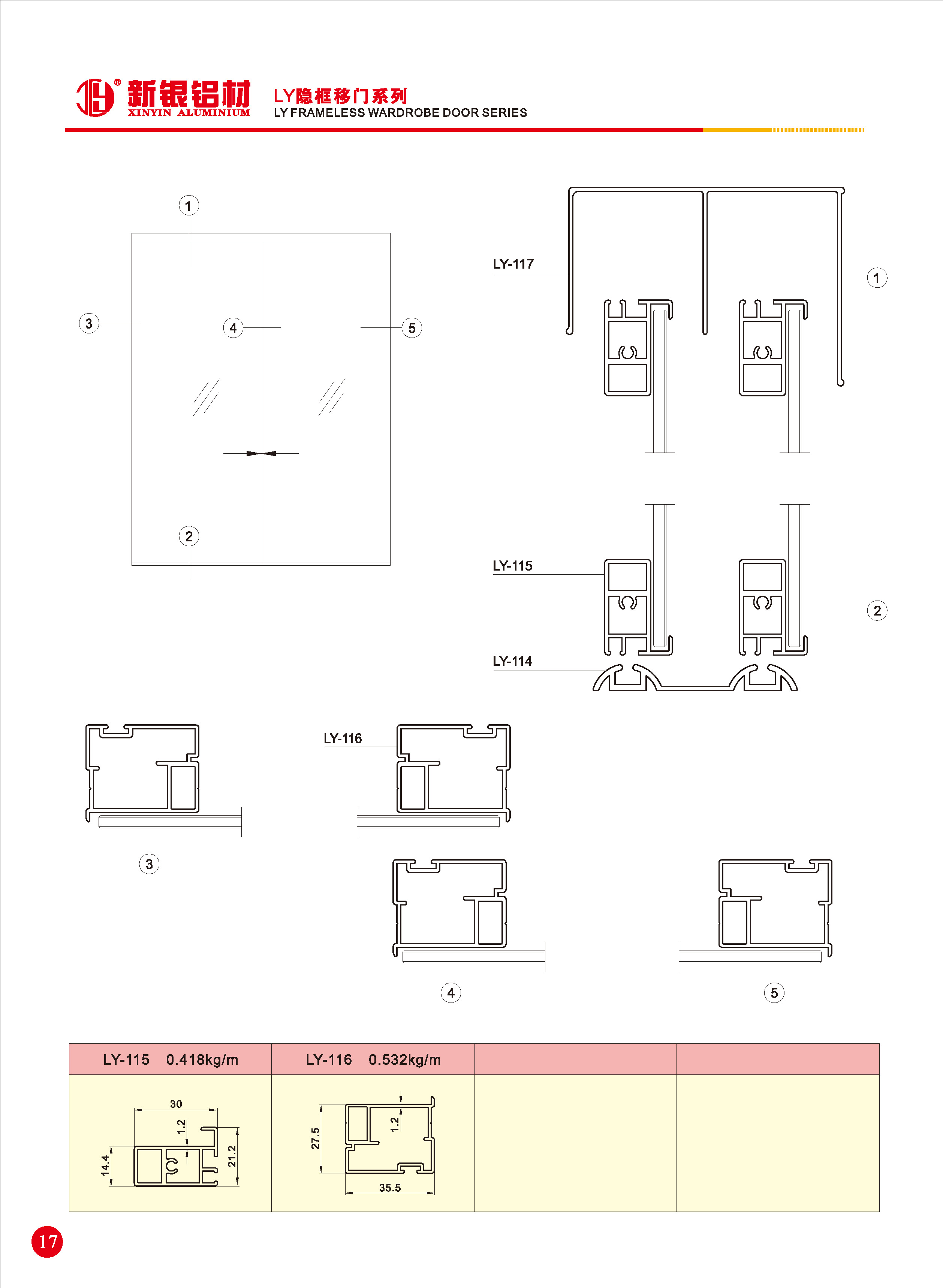 LY隐框移门系列